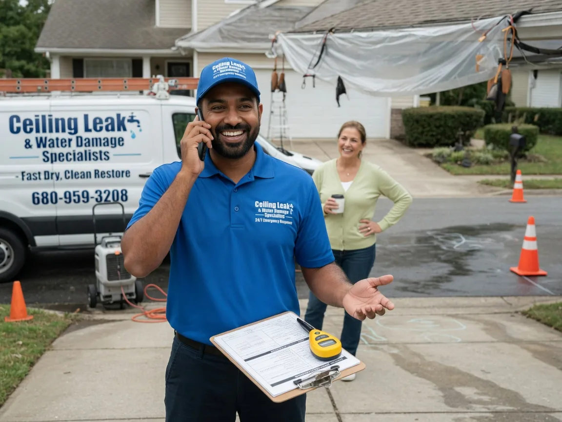 Ceiling Leak Cleanup Mosherville, MI FAQs